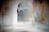 Cappadocia, Zelve open air museum, Balikli Kilise (The Church with Fishes)